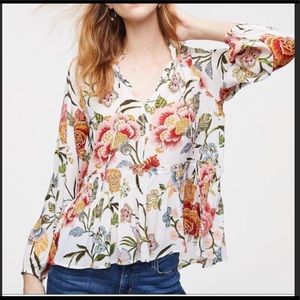 Loft Poppy Bloom Blouse